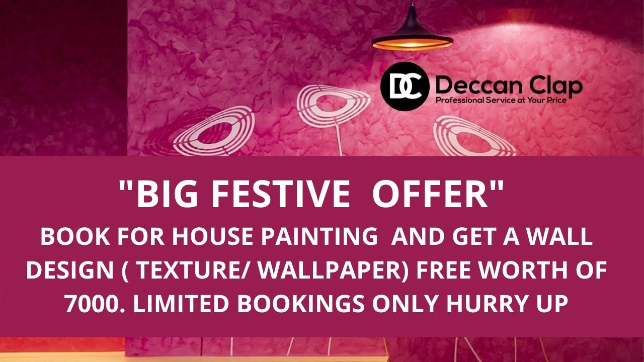 Book Now for House Painting and Get A free wall texture