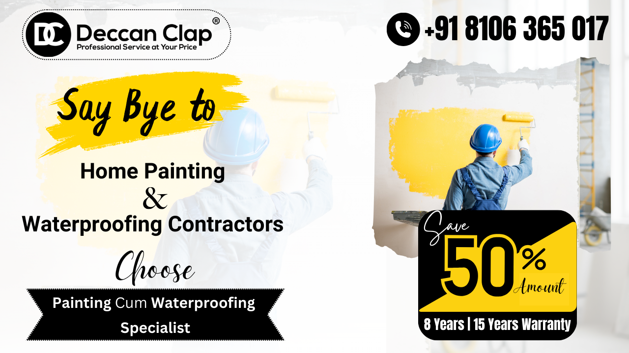 India's First Painting Cum Waterproofing service Company Established By Industry Experts