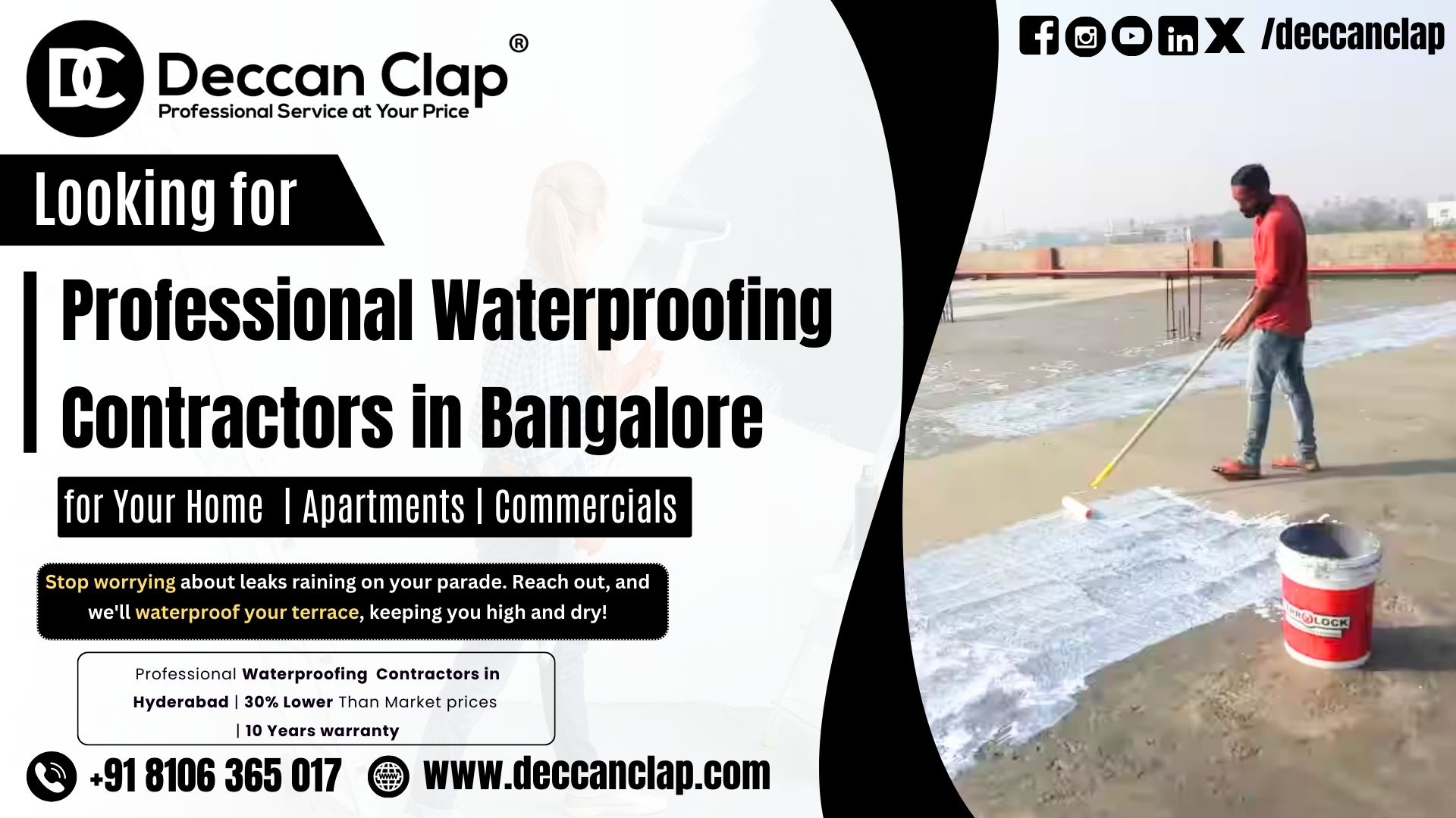 Professional Waterproofing Contractors in Bangalore