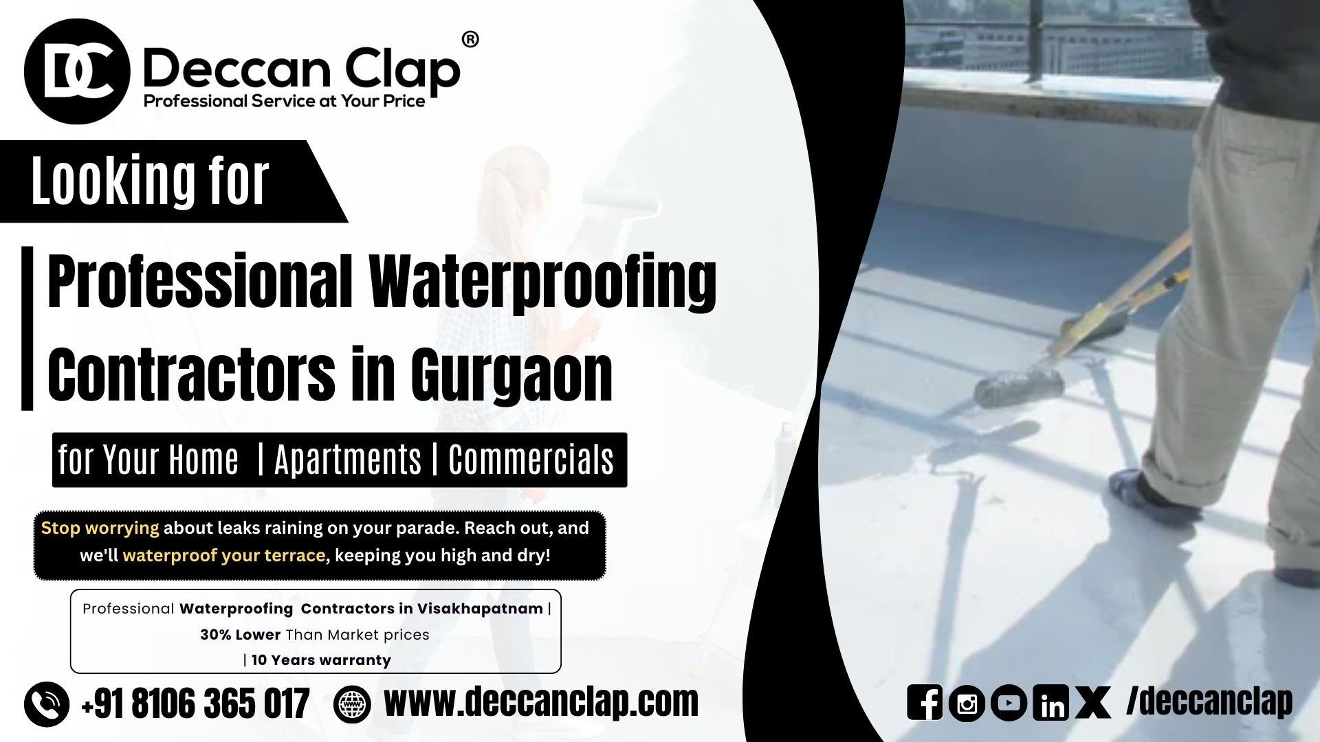 Professional Waterproofing Contractors in Gurgaon