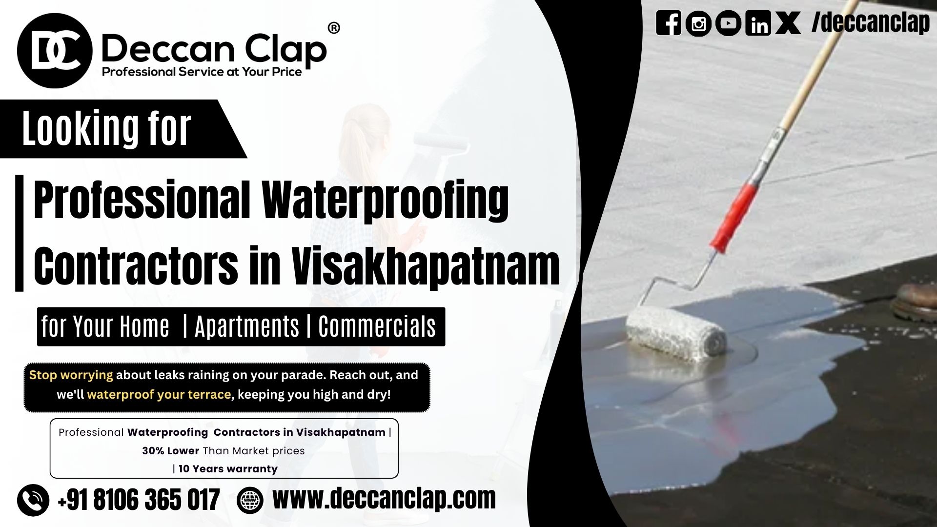 Professional Waterproofing Contractors in Visakhapatnam