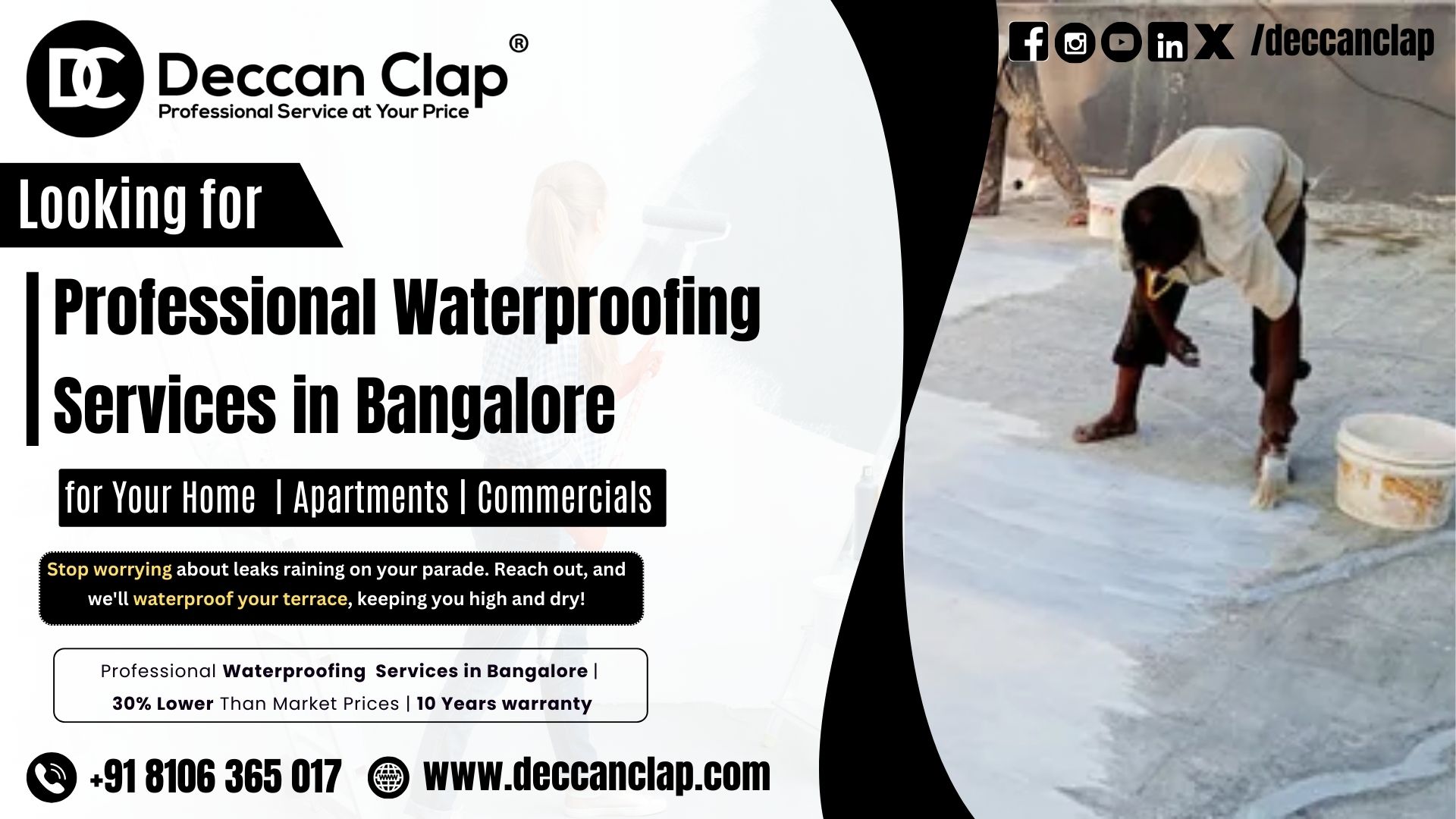 Professional Waterproofing Services in Bangalore