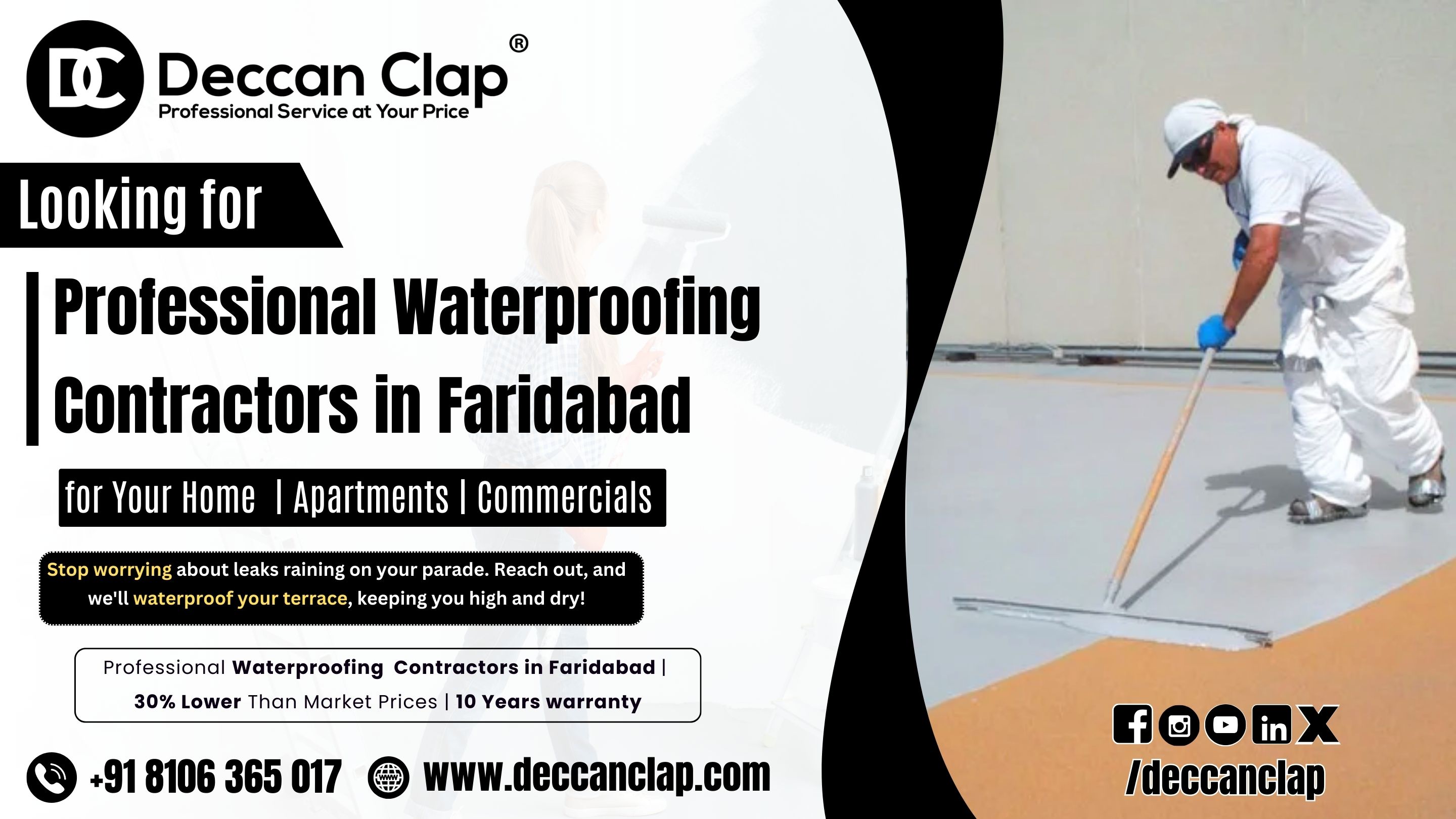 Waterproofing Contractors in Faridabad